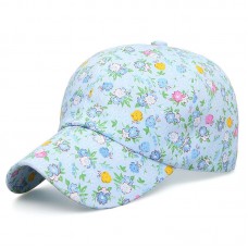 Mujer Fashion Cotton Floral Printed Baseball Caps Snapback Sun Hat Sunbonnet   eb-58728919